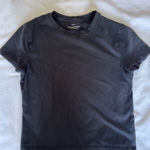 Abercrombie & Fitch Black Essential Baby Tee